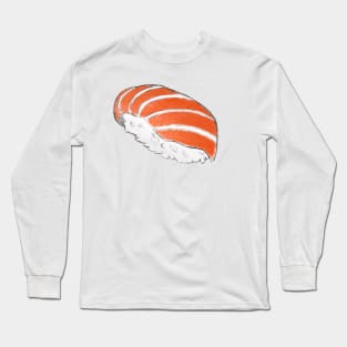 Sushi salmon sticker Long Sleeve T-Shirt